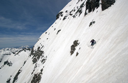 Christy Mahon ski South Maroon Peak