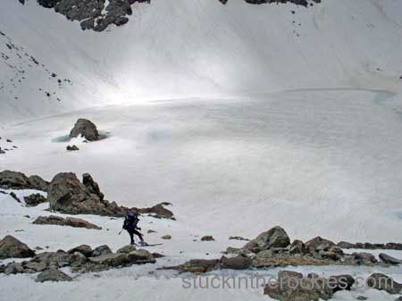 Christy Mahon approaching Blanca peak