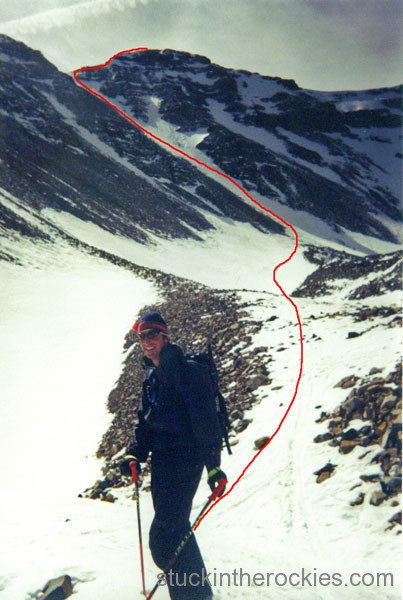 Castle Peak Montezuma Basin Colorado