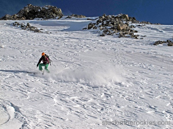 christy mahon mount wilson ski descent