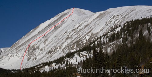 Quandary peak south couloir with chris davenport