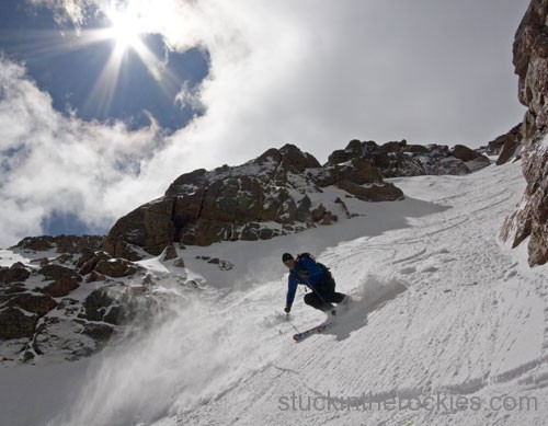 chirs davenport ted mahon ski pikes peak Y couloir