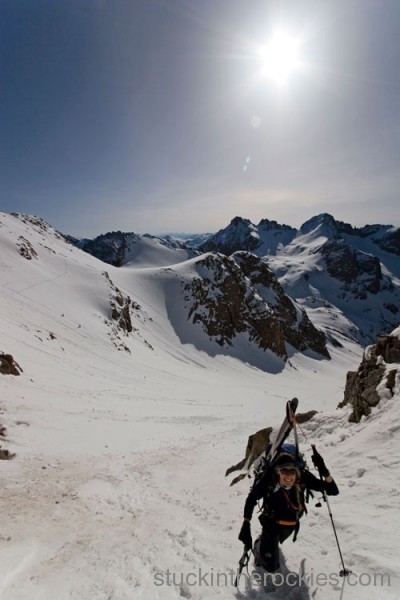 ski mount eolus, ski 14ers