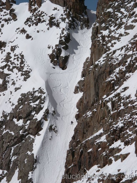 Boxcar couloir mount eolus