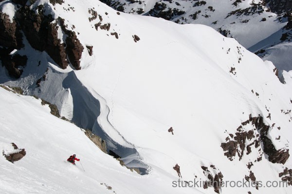 oute, ski 14ers, Pyramid Peak