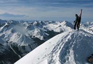 ski 14ers, pyramid peak, landry route, glen poulsen