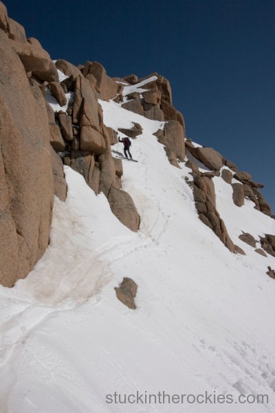 The airy traverse across the east side.