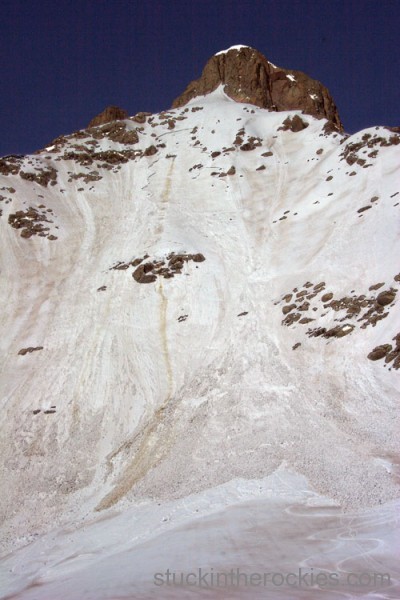 ski 14ers, wetterhorn peak, 14er avalanche