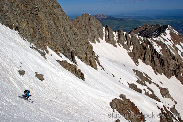 christy mahon, wilson peak, ski 14ers