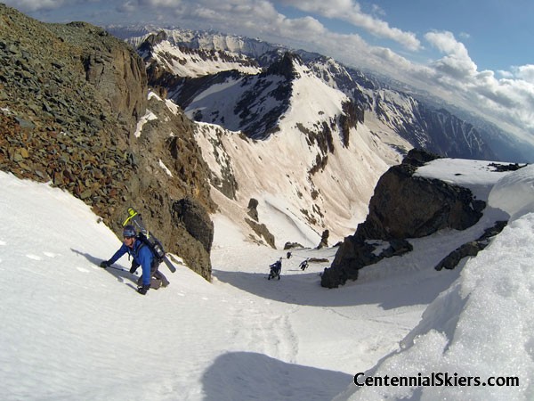 Vermillion Peak, Centennial Skiers, ted mahon