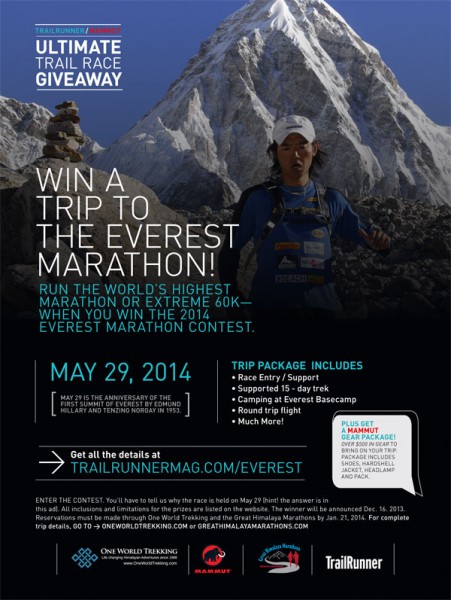 Trailrunner Magazine - Everest Marathon Contest