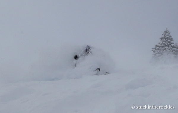 tim mutrie in filips leap in highland bowl