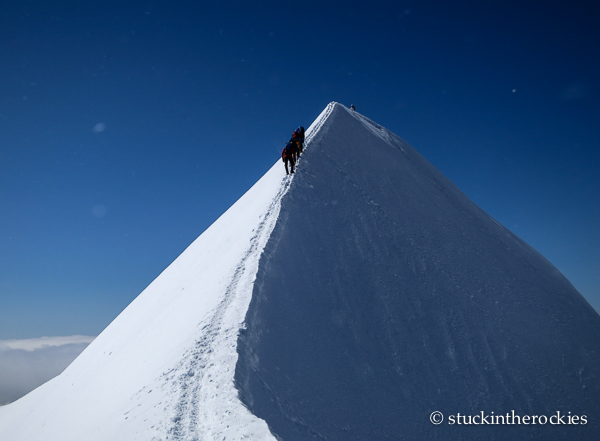 Castor summit ridge