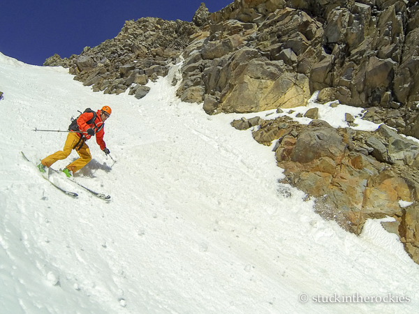 Joey Giampaolo in Conundrum Couloir