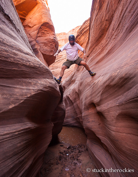 Chris Carmichael in Water Holes Canyon