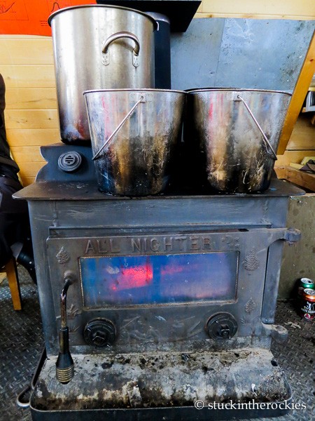 Tagert hut wood stove