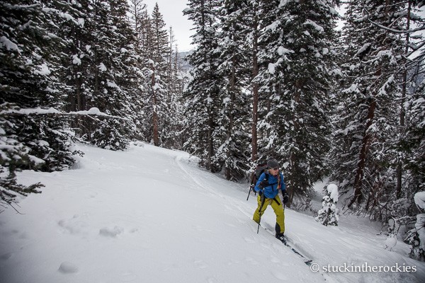 Christy mahon, aspen backcountry skier