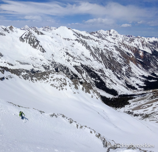 Sloman Couloir on Mount Raoul