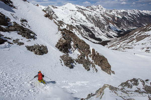 Christy Mahon skis Mount Raoul