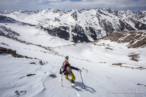 Christy Mahon on Conundrum peak