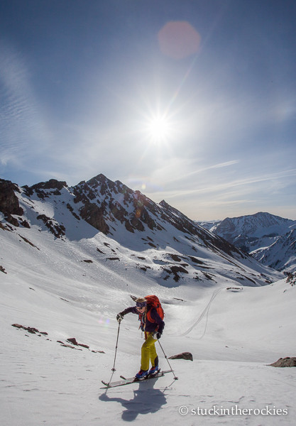 Christy Mahon in Montezuma Basin