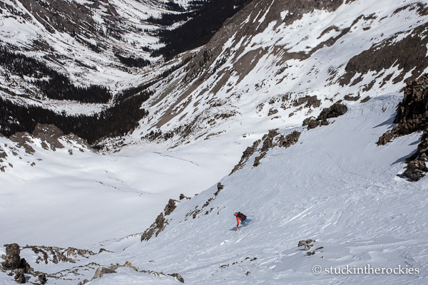 Sloman Couloir on Mount Raoul