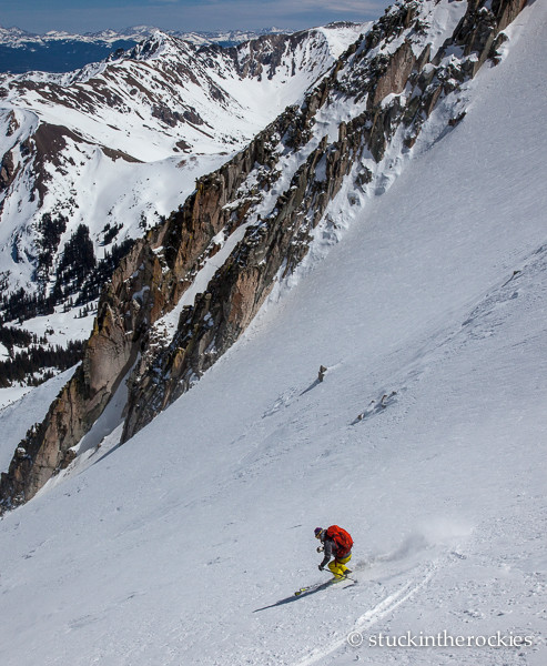Christy Mahon skis Star Peak