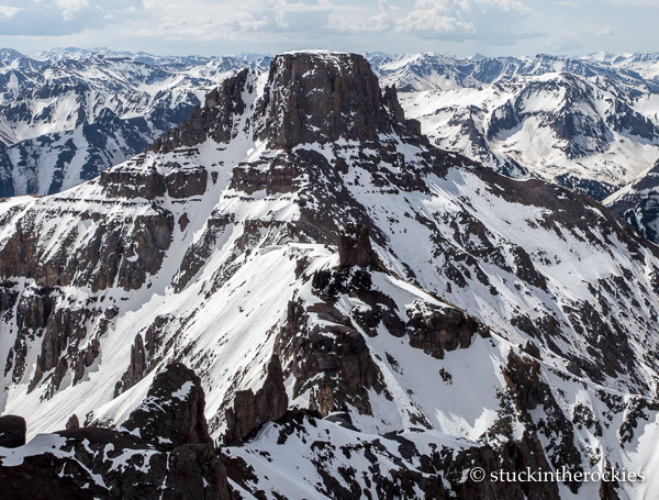 Potosi Peak and the North Couloir