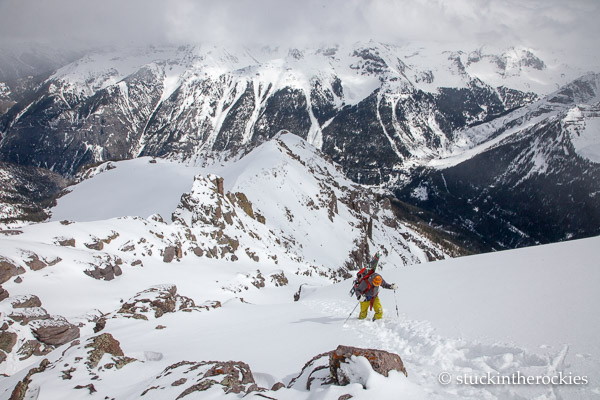 Christy mahon on Potosi peak