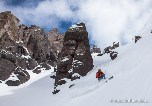 North Couloir of Potosi Peak