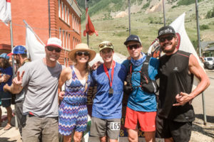 At the finish of the 2016 Hardrock 100