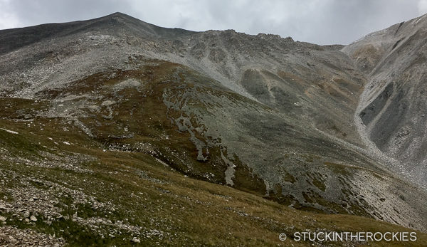 Descending Mount Antero