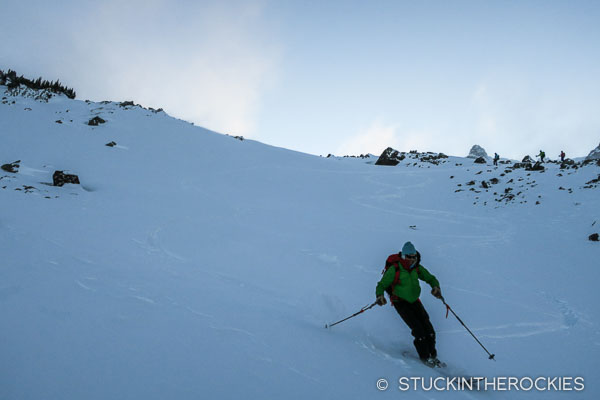 Greg Shaffran at the Green-Wilson Hut