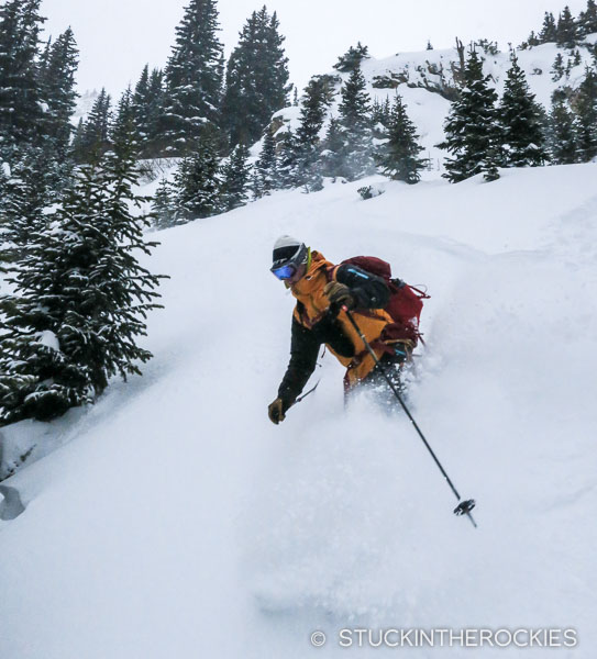 Ted Mahon backcoutry skiing