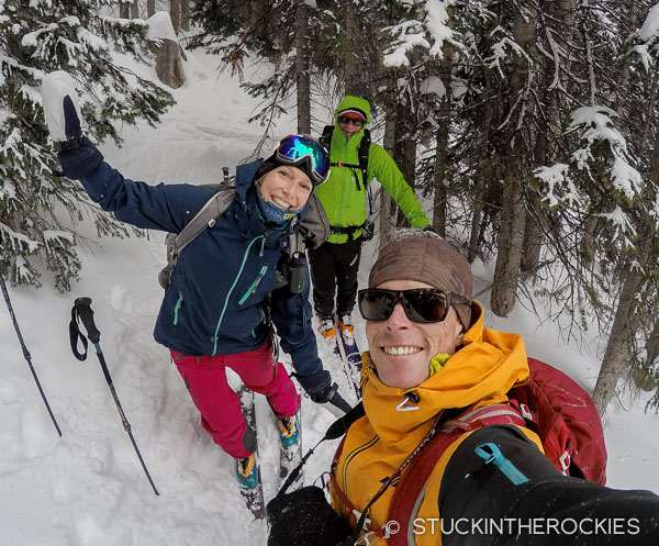 Skiing around Green-Wilson Hut