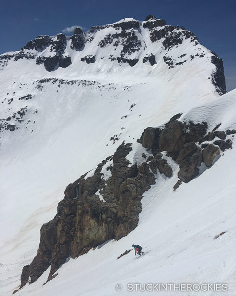 Skiing Golden Horn Peak
