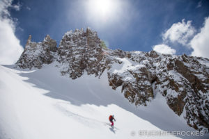 Skiing in Cooper Creek