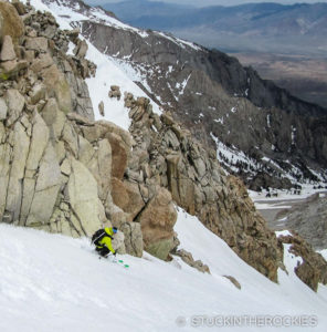 Ted Mahon ski Mount Langley