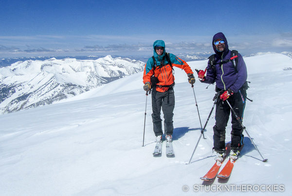 Sean Shean and Ted Mahon on Tresure Mountain's summit