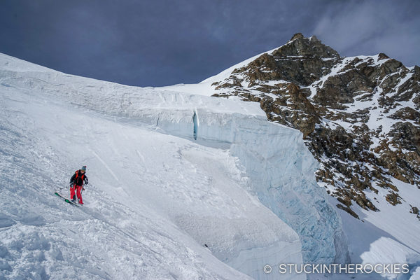 Christy Mahon skis the Jungfrau