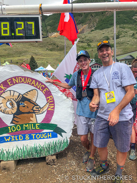 Ted Mahon and Dale Garland at the Hardrock 100