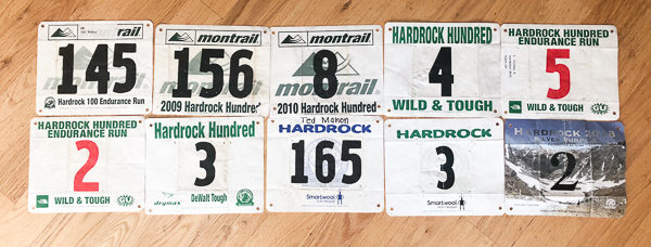 Ted Mahon bibs for Hardrock 100