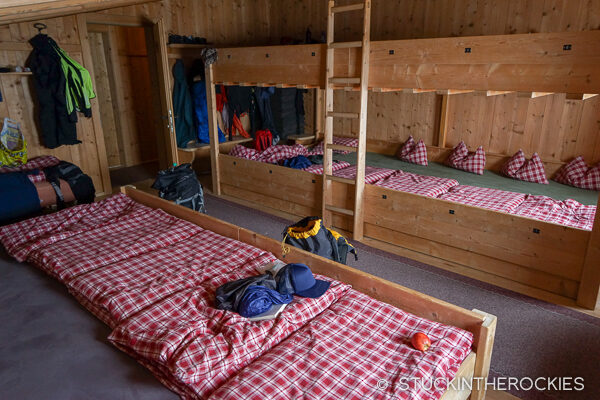 Similaun Hut dorm room