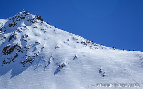 Summit ridge of the Wildspitze