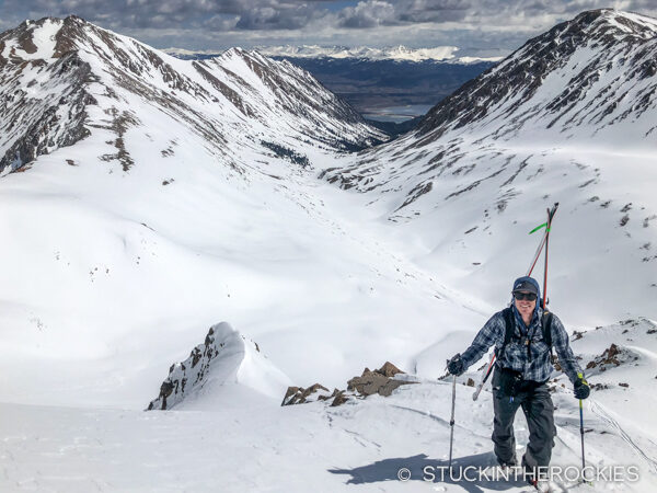 Ted Mahon on Mount Blaurock.