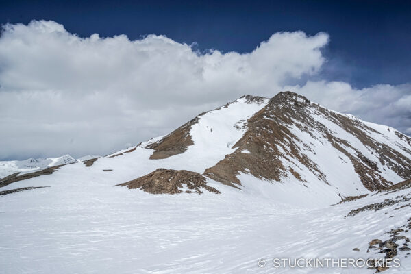 Skinning up Rinker Peak