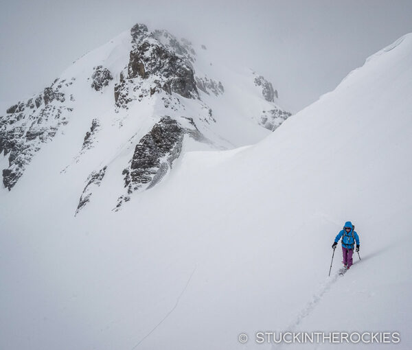 Skinning up U.S. Grant Peak