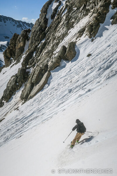 Sean Shean skiing Mount Champion