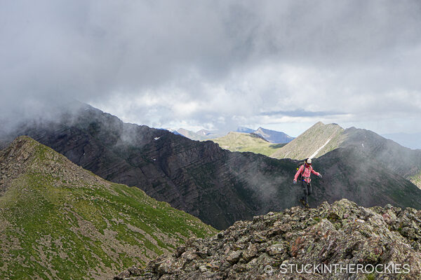 Ridge walking in the Sangres