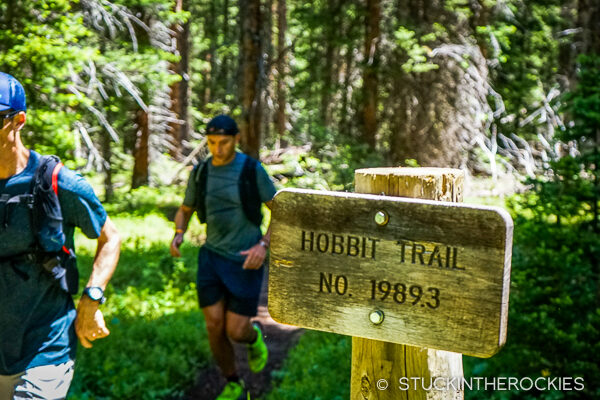 Running the Hobbit Trail on day one of Hut Run Hut